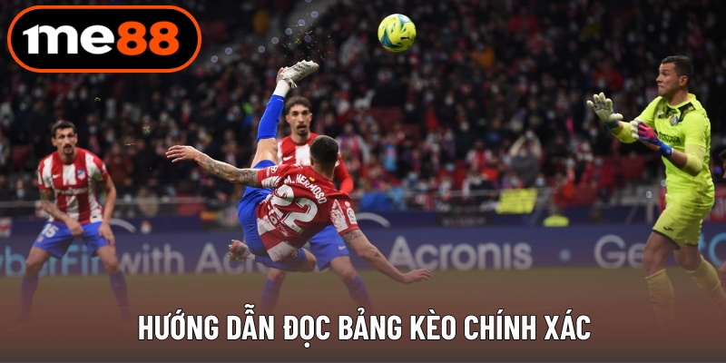 Hướng dẫn đọc bảng kèo chính xác